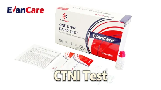 Test rapido Ctni One Step per sangue intero medico, strisce reattive per troponina I per marcatori cardiaci mediante siero/plasma