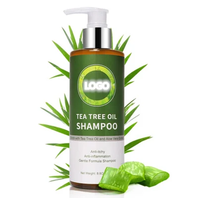 Shampoo per capelli antiforfora antiprurito e antinfiammatorio naturale con olio di melaleuca biologico