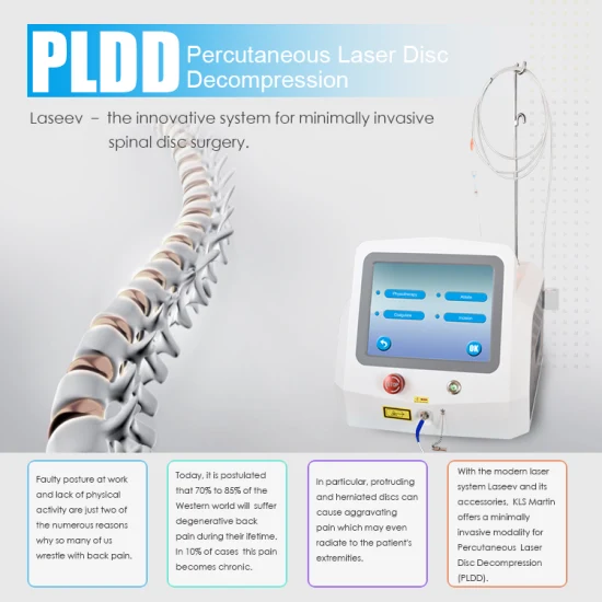 Triangel Dispositivo medico antinfiammatorio per fisioterapia a infrarossi lontani biotecnologici di alta qualità Pldd 980 + 1470nm Laser